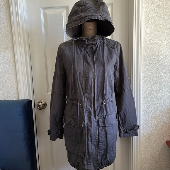 EUC Forever 21 • grey hoodie anorak jacket • small - Picture 8 of 8